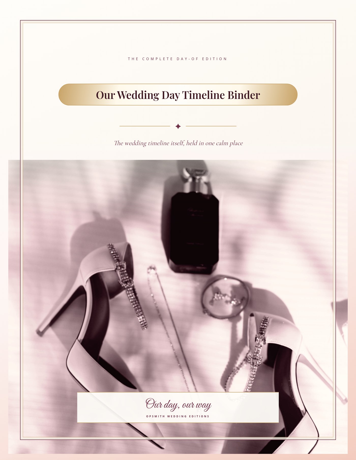 Wedding Day Timeline & Coordination Binder cover